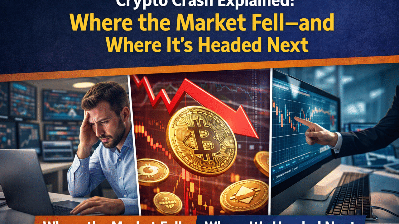 Crypto Crash Explained: Where the Market Fell—and Where It’s Headed Next