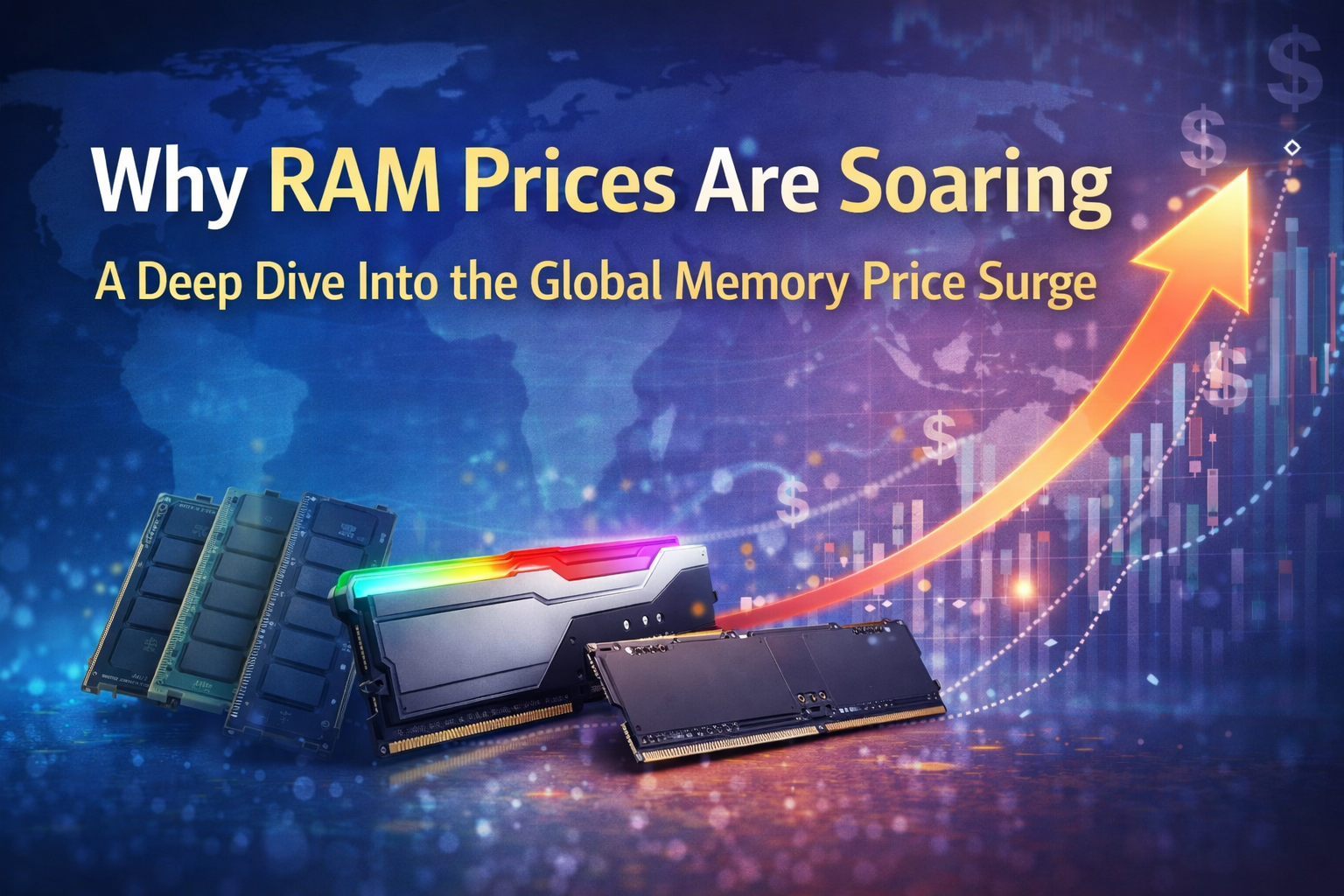 RAM price surge with rising market trend