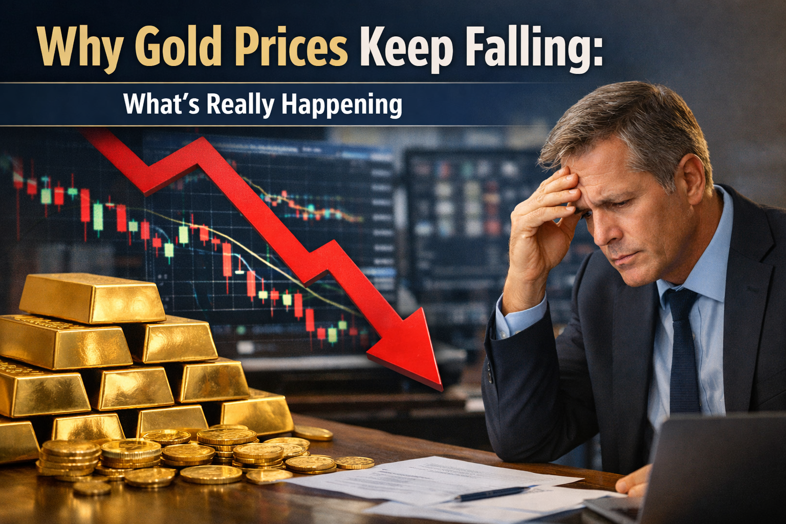why gold prices keep falling