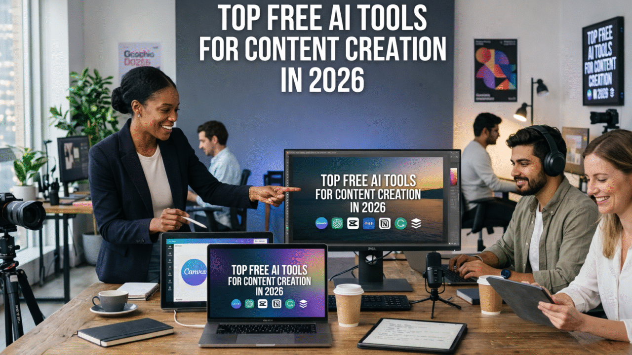 Top Free AI Tools for Content Creation in 2026
