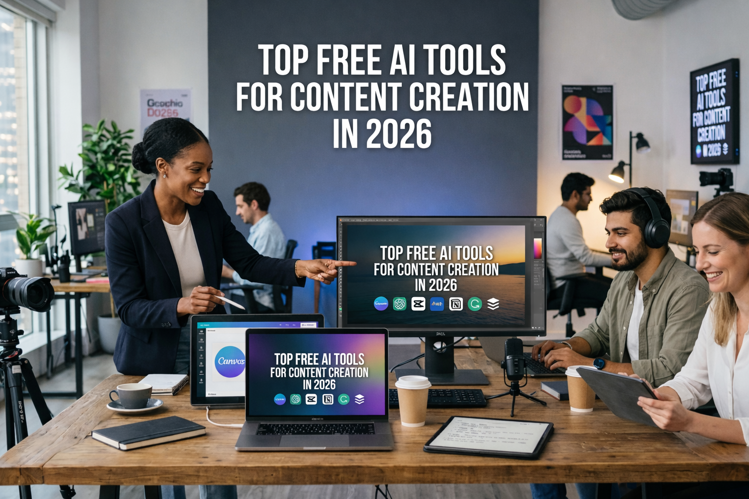 Top Free AI Tools for Content Creation 2026