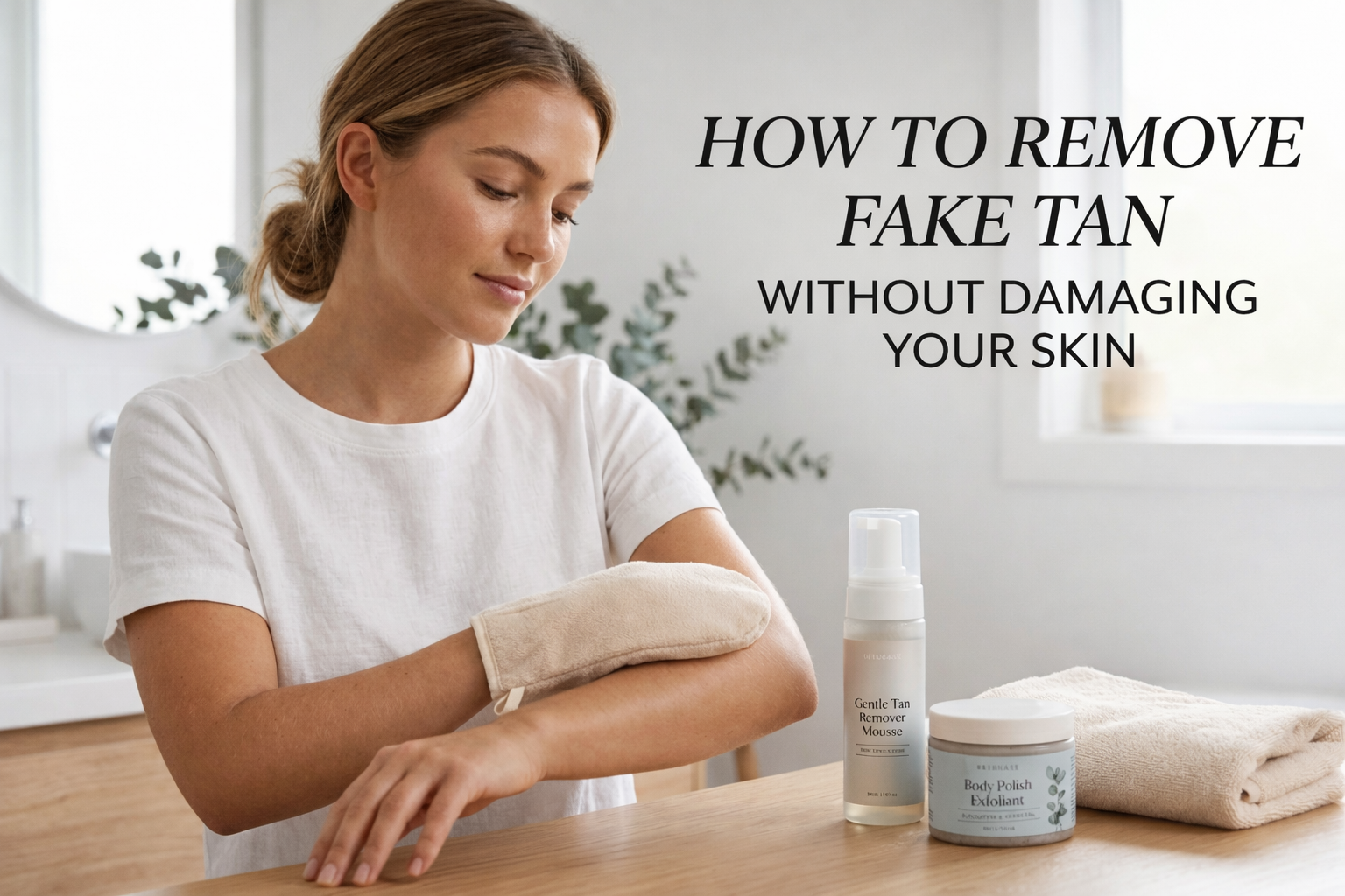 Fake tan removal tips for smooth skin