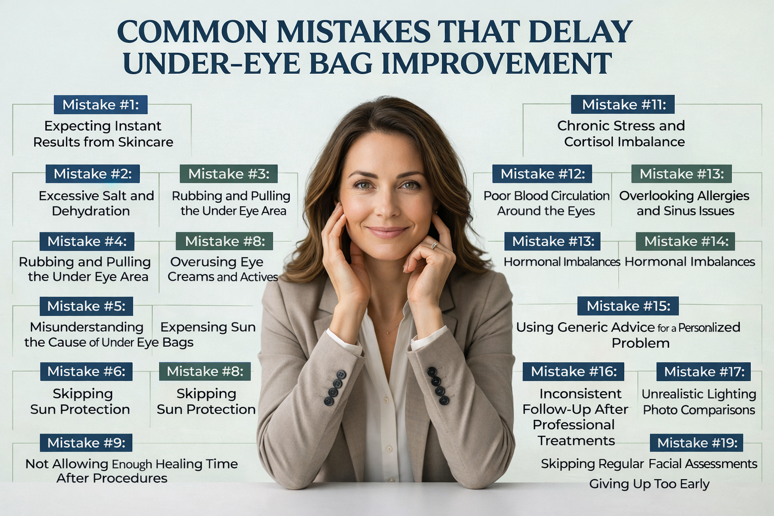 under-eye bag improvement mistakes
