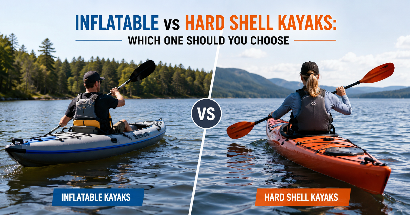 Inflatable vs Hard Shell Kayaks