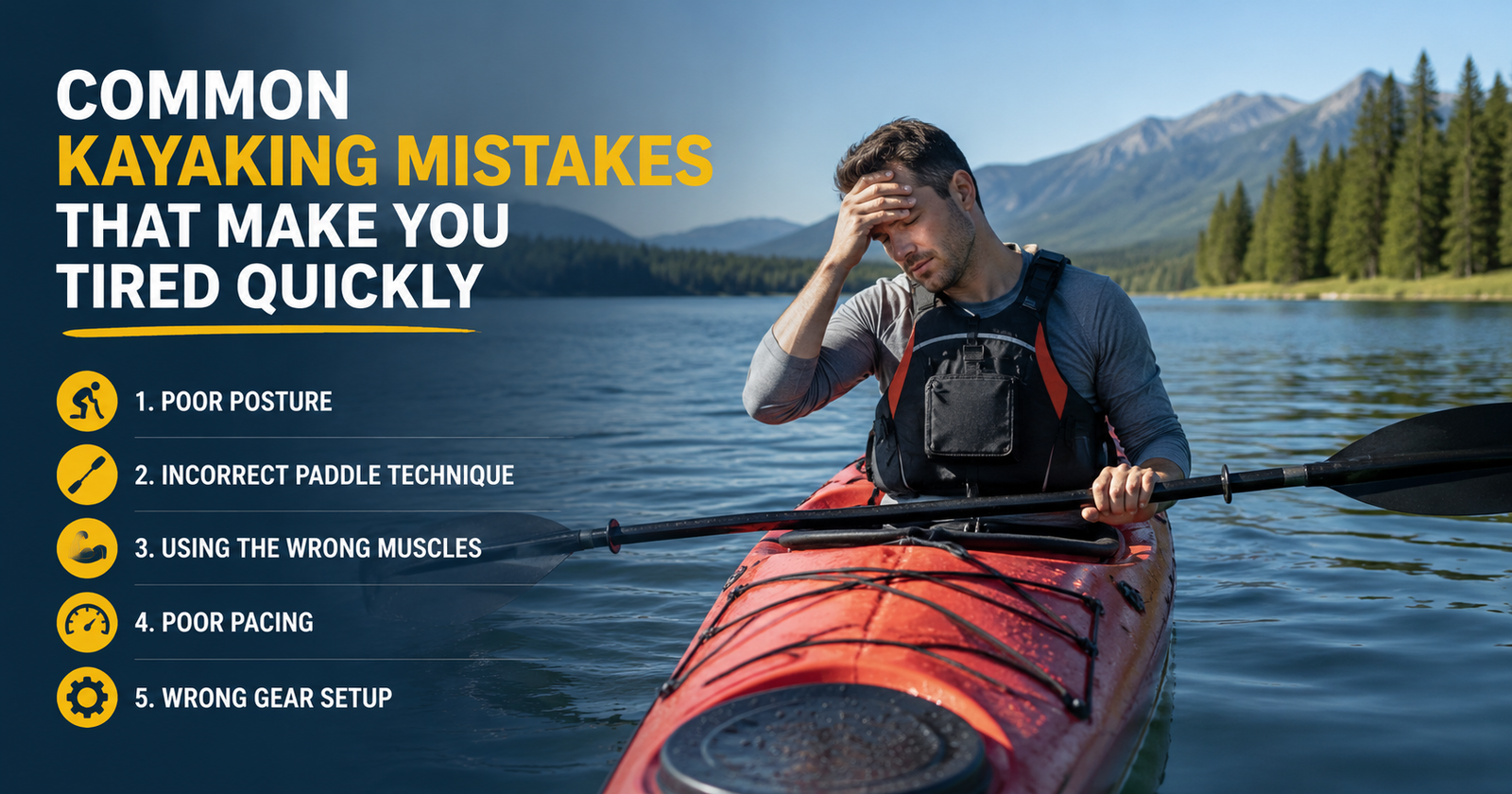 Kayaking mistakes beginners should avoid