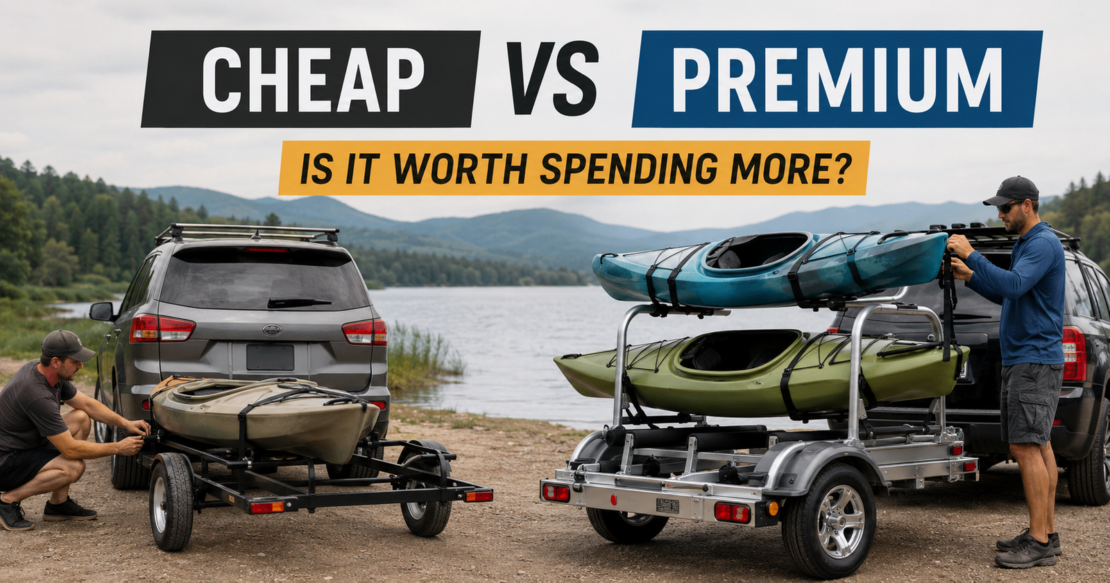 Cheap vs Premium Kayak Trailers